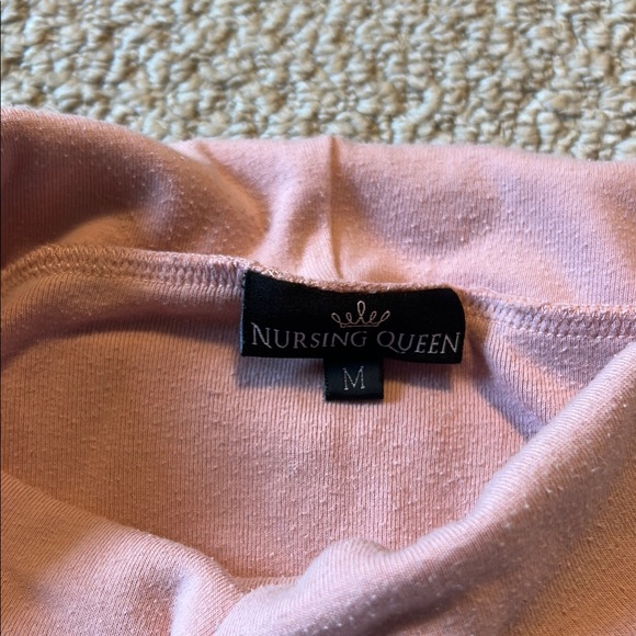 Nursing Queen Pink Boxy Cowl Neck Sweater - Picture 3 of 4